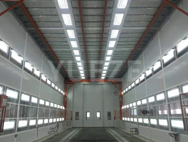 Grande salle de peinture automobile 3D