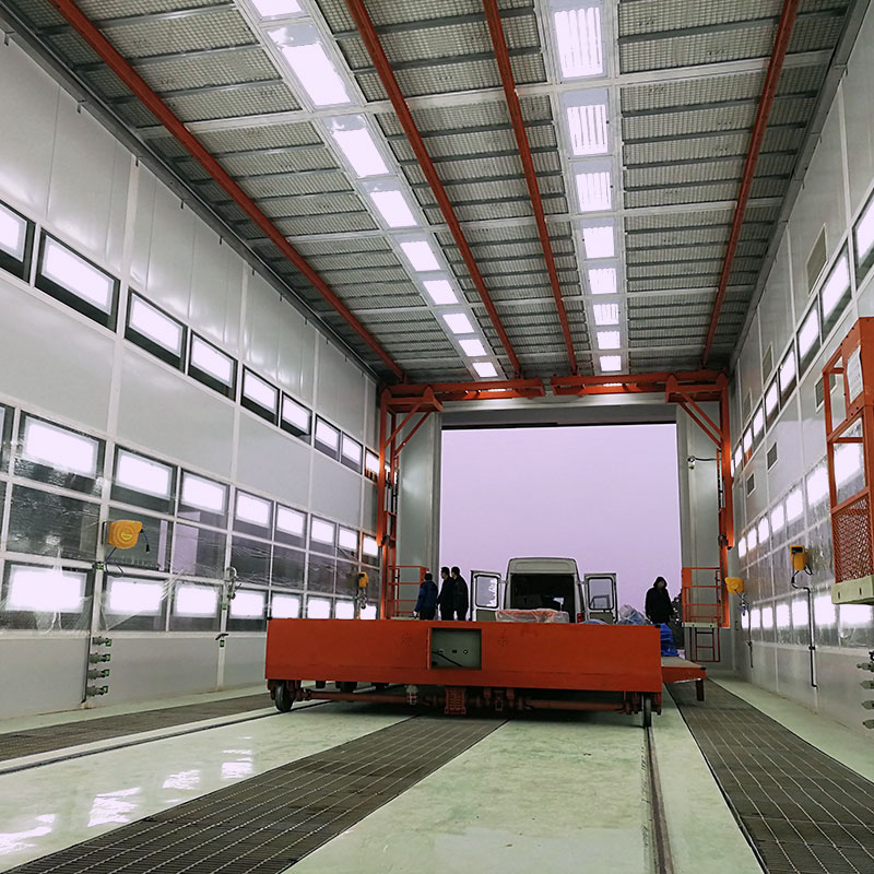 Cabine de pulvérisation robotisée automatique