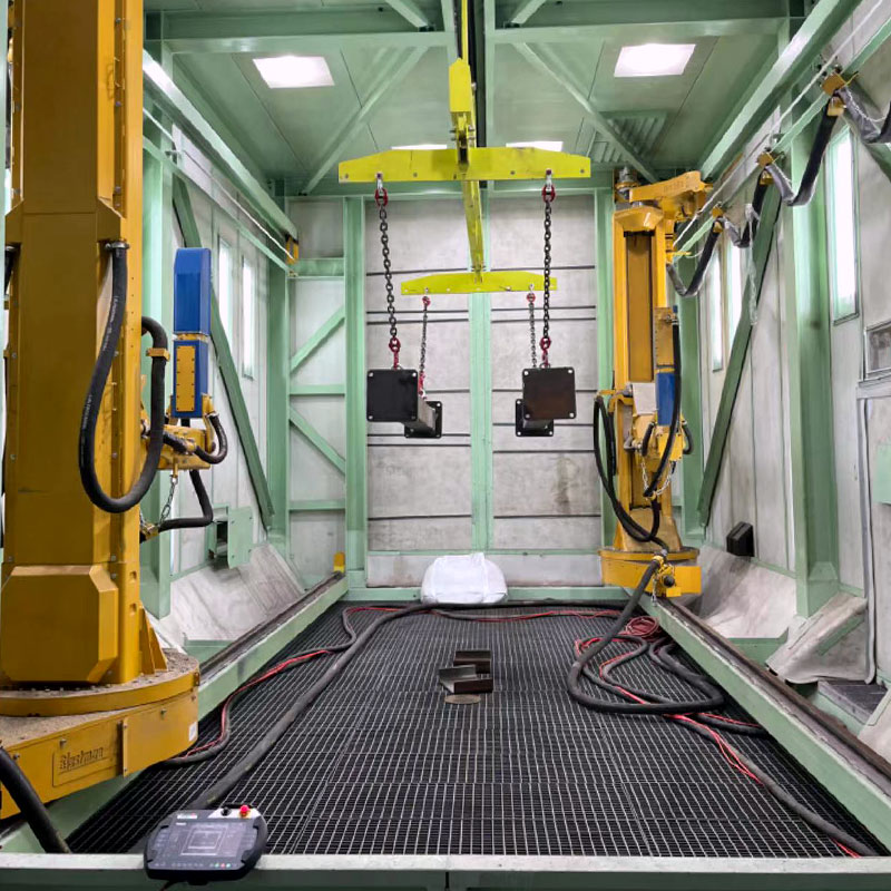 Cabine de pulvérisation robotisée automatique