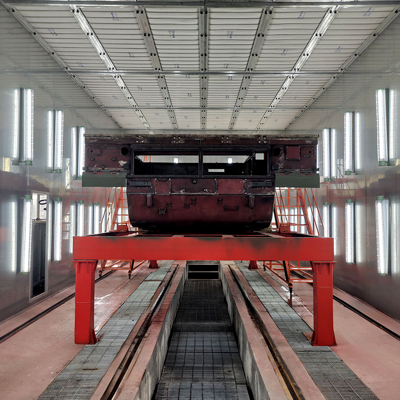 Cabine de pulvérisation robotisée automatique