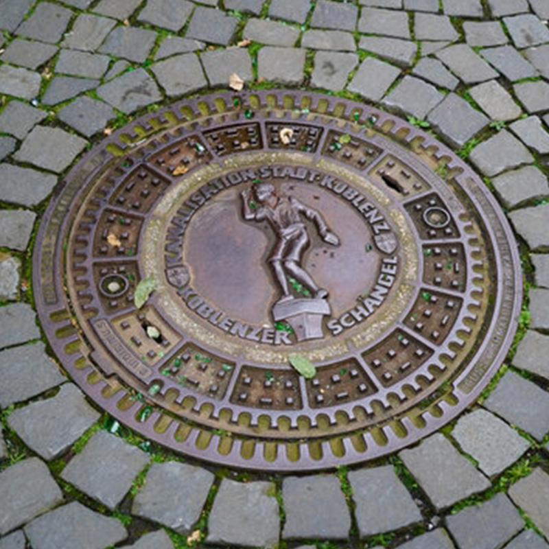 Ligne de production de couvercles de regard décoratifs