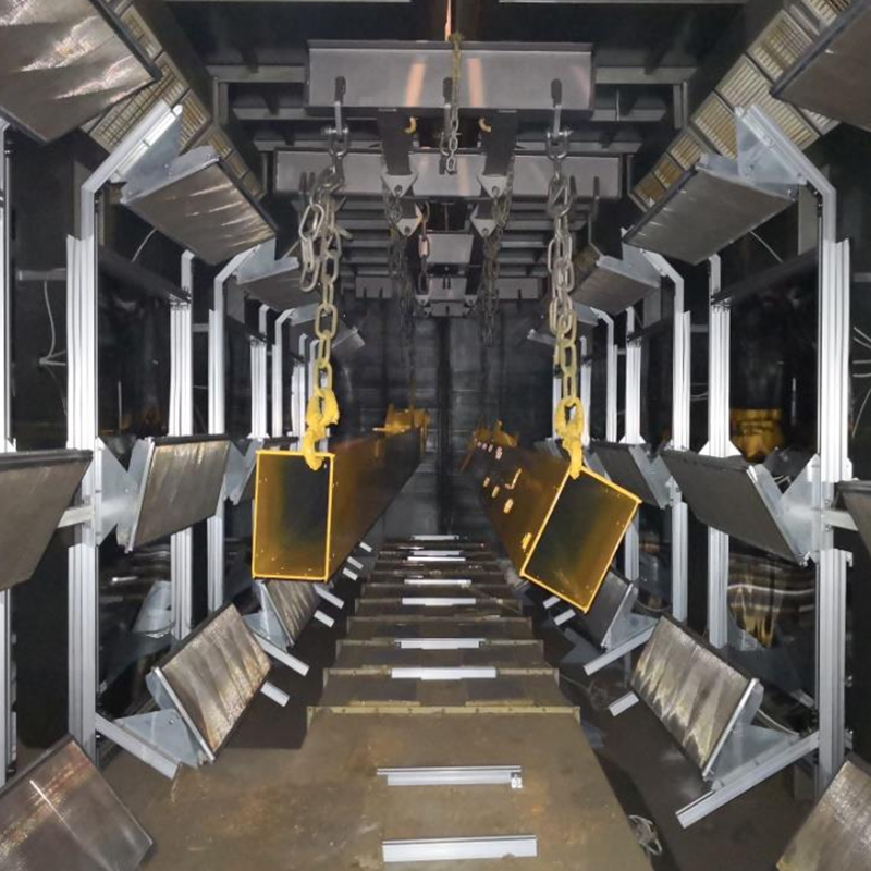 Ligne d'électrophorèse et ligne de séchage pour petites pièces