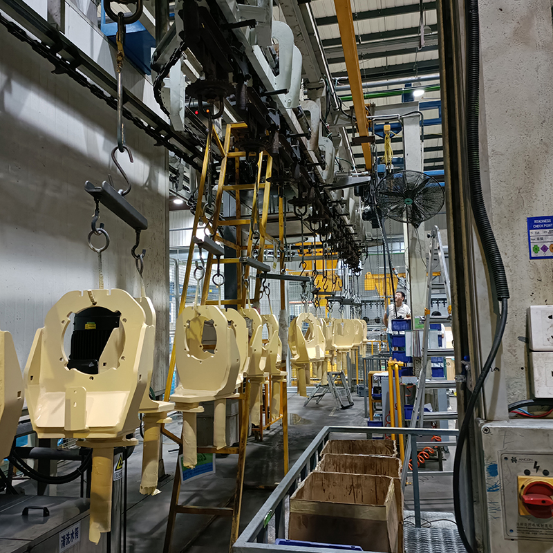 Ligne de revêtement électrophorétique