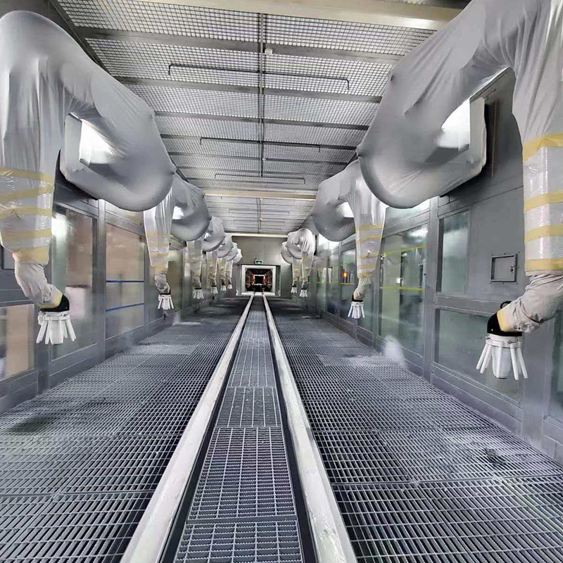 Ligne de revêtement par pulvérisation de moteur