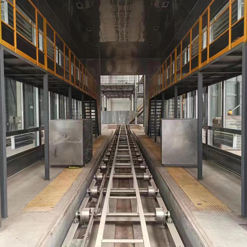 Ligne d'automatisation de tables à rouleaux