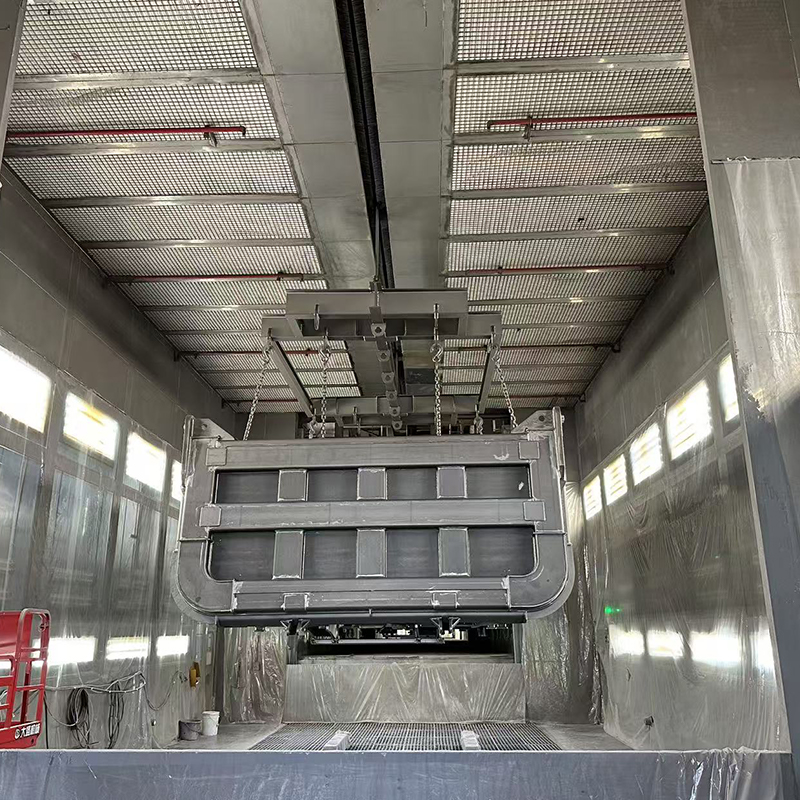 Ligne de revêtement de carrosserie de camion